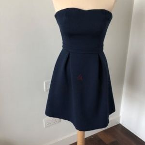 Naf Naf Navy Strapless dress